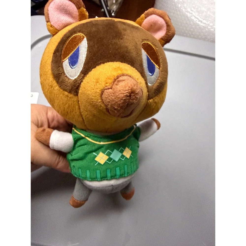 Animal Crossing Tom Nook Plush Little Buddy Nintendo San-Ei 2015 Green Sweater